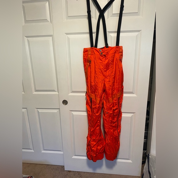 RLX Ralph Lauren Performance Ski Snowboard Recco Rescue Orange Pants Men's 38 - Picture 7 of 13